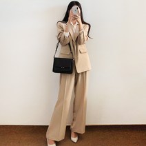 모든걸다갖춘 자켓 와이드팬츠 투피스세트(set935)