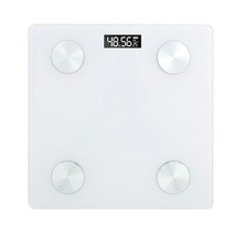 욕실 블루투스 저울 전자 BMI 분석기 LED 디지털 스마트 무게 규모 균형 무선 바닥 몸, 한개옵션1