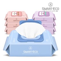 스마트에코 아기물티슈 비바체 100매 12팩 캡형, 단품