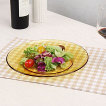 엠버글라스 디너 내열유리접시, 1p