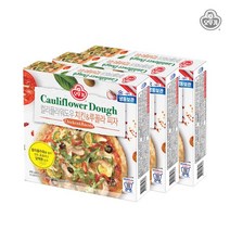 오뚜기 치킨&루꼴라 컬리플라워도우 피자 410g, 3개