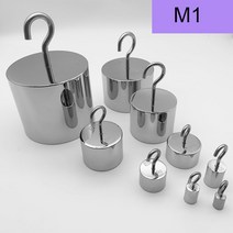 표준분동 무게추 저울추 M1 단일 후크 무게 10g-2kg 표준 카운터 웨이트 스테인리스 스틸 교정 저울 전자 포함, 50g