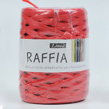 리네아 라피아 뜨개실 40g x 4p, 442 다홍, 4개