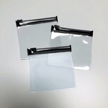 악세사리 미니지퍼백 8.5 x 8cm PVC슬라이드지퍼 투명/반투명, 200장, 투명