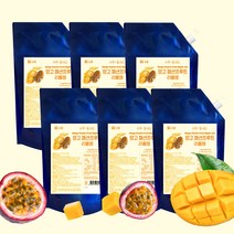 오붐 코코넛 톡톡 망고패션프루트 리플잼 1kg 6개 열대과일 사무실간식, 10개, 10kg