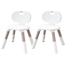 [이엘퍼니처] 2P 쿠키 높이조절 어린이의자. 아이의자, 핑크, 핑크