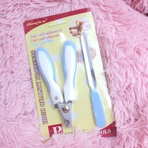 싹드림 강아지 고양이 반려동물 LED발톱깎이 발톱깍기 LED발톱깎이, 1set, 싹드림 또깍또깍 발톱깎이(블루)