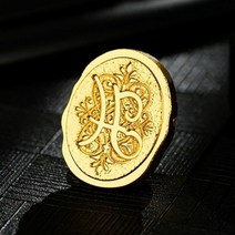 실링 왁스 청첩장 스티커 씰링 스탬프 세트 26 알파벳 글자 인감 웨딩 선물 용품, H