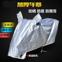 방수 전동 비막이커버 사계절 전차 차량 덮개 차양 이천 자전거커버, T04-L, C08-블루줄+비밀번호잠금장치