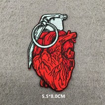 자전거펑크패치 의류 Thermoadhesive 패치 다림질 응용 프로그램 프로그램에 대한 전철 전송 펑크 해골 수 놓은, [09] 밝은 레이저