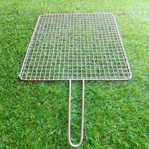 석쇠팩토리 320mm 사각 망석쇠 스텐석쇠 켐핑용 불판 그릴망 도매가공급 캠핑