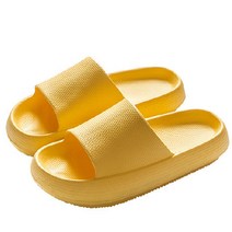 층간소음실내화 발망치 무소음 구름슬리퍼 마시멜로 산후조리원 룸슈즈 발편한 EVA 커플실내화, 옐로우, 37호