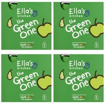 엘라스키친 아기이온음료 영국 유기농 스무디 그린 90g 5입 4팩