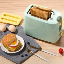 가정용제빵기 가정용 제빵기 2 슬라이스 스테인레스 스틸 전기 토스터 자동 빵 베이킹 홈, 한개옵션0