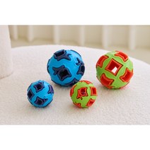 반려동물 LED방울 공 소형5cm 대형8cm2종 그린/블루 1개, 그린L