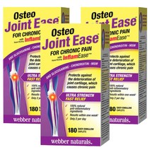 웨버네추럴스 오스테오 조인트이즈 Osteo Joint Ease 180정-3병>(관절 통증 굿바이~~캐나다 직배송!)