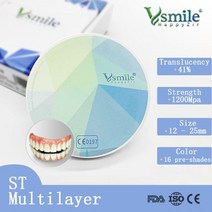 엑츄에이터 전동실린터 엑추에이터 액추에이터 치과용 지르코니아 소재 98mm ST 다층 블록 실험실용 오픈 캐드캠 시스템 클래식 16 색, ST ML 98X20mm A2