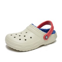 크록스 크록스 클래식 라인드 클로그 털 샌들 203591-2Y3