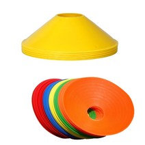 SM스포츠 접시콘 10개 안전 축구콘 칼라콘 꼬깔콘 수업교재, 접시콘 노랑10개