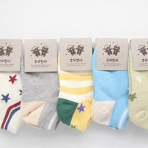 오너클랜 아동용 스타랜드 발목 3-4세용 랜덤 5켤레[WC60A60]