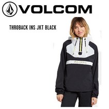 [VOLCOM]볼콤 2020 가을 겨울 THROBACK INS JKT 레이디스 풀오버 재킷 윈드 브레이커 SM BLACK[정규품][내일 락 대응]