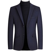 남성용 울 정장 코트 울 블렌드 캐주얼 블레이저 남성 정장 탑 남성 솔리드 비즈니스 캐주얼 남성 코트와 재킷
