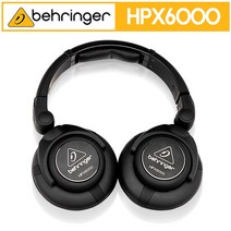 [공식인증점] 베링거 헤드폰 HPX6000 고해상도 저음강화 회전 폴더블 모니터 음악감상용 리뷰이벤트