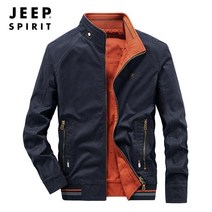 JEEP SPIRIT 지프 봄 가을 남성용 캐주얼 리버시블 재킷 ZGQ-0698