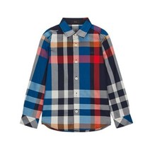 닥스 리틀 SEASONAL NAVY 체크 셔츠 DPF13XS08M NV