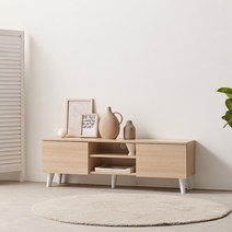 셀레스타 루나 1200 도어 TV거실장 TV다이, NEW_메이플_AAU98