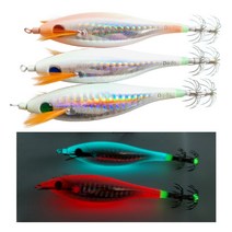 디오디오 신제품 그레이트 플로팅 20종 에기 갑어징어 한치에기 쭈꾸미 문어 야광 두족류 루어 낚시, 레이저 야광실루엣 B(블루)