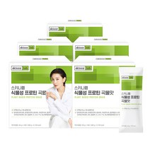 스키니랩 순 식물성 단백질 100% 프로틴 곡물맛, 5박스