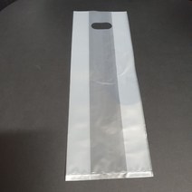 HD무지 반투명 비닐쇼핑백(11cmx33cm+M3cm) 100장(YD)