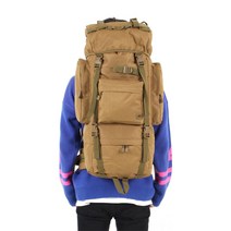 장기 비박용 백패킹 배낭 백팩 등산용 대형 배낭백팩 산악종주 중형배낭 중형등산가방 험한산등산 배낭가방, 블랙