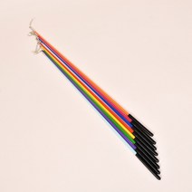 니스포 리듬체조 리본 컬러 스틱 길이 56cm 5미터용, 스카이블루