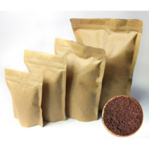 팩스타 크라프트 커피봉투 지퍼스탠드 아로마밸브 100g, 25장, 500g