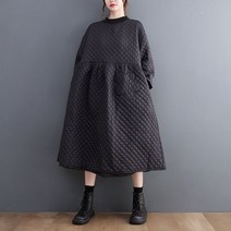 패딩롱원피스 패딩원피스 퀼팅 누비 스커트 원피스