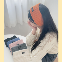 니트헤어밴드 겨울 머리띠 보송 헤어밴드