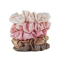 헤어 악세사리 Kitsch 여성용 헤어용 스크런치 - 메탈릭 | 대형 타이 여아용 귀여운 밴드 및 포니테일