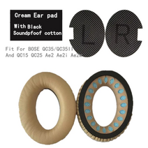 이어폰고무캡 호환 아이팟 버즈2이어팁 bose qc35 qc25 qc15 ae2 soundtrue 헤드폰 메모리 폼 패드에 맞는 교체 이어 패드 이어 패드 이어 쿠션 커버 수리, 1-베이지