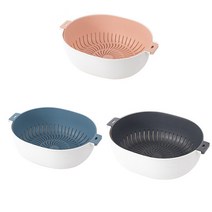 NEW 환경호르몬 없는 소재 물빠짐 3가지 사이즈 깊은 워싱볼 믹싱볼, 블루