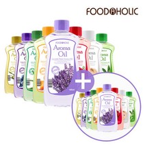 (1+ 1)푸드어홀릭 아로마오일 465ml 택2/리치, 선택1:포도|선택2:알로에