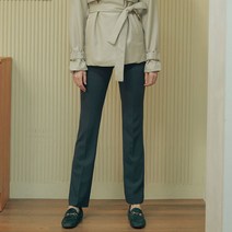 클로앤차이 밴딩 스트레치 슬림 팬츠 블랙