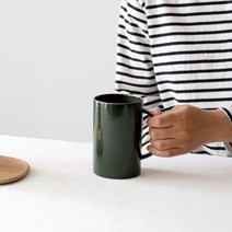 오릇 솔리드 머그잔 롱 460ml, 딥그린, 2개