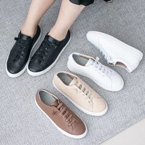 [데이바이쏭]캐주얼 천연소가죽 4color 밴드 끈 스니커즈 운동화 봄 가을 슈즈 레이스업
