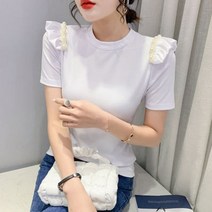 ROGBID 블랙 상의 올봄 패션
