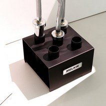 바보사랑 멜킨 5홀 바벨 봉 거치대 경량 중량 역기 바 정리대.멜킨스포츠(무료배송), 블랙