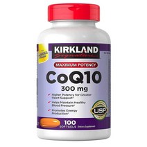 Kirkland CoQ10 맥시멈 포텐시 CoQ10 300mg 100정
