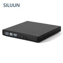 외장cd롬 디비디플레이어 리더기 USB 20 Cd 플레이어 외장 CD ROM 광학 드라이브 RW 버너 리더 라이터 노트, 한개옵션0