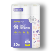 숨 데코 화장지 30M, 30롤